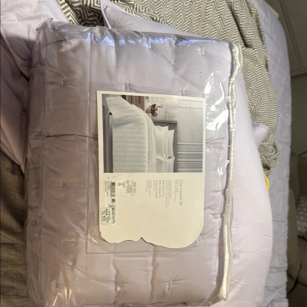 Sky Purple Comforter Set Luxurious Bedding include matching pillow shams